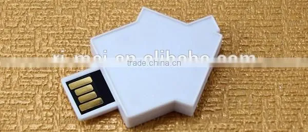 Led light crystal usb logo customized