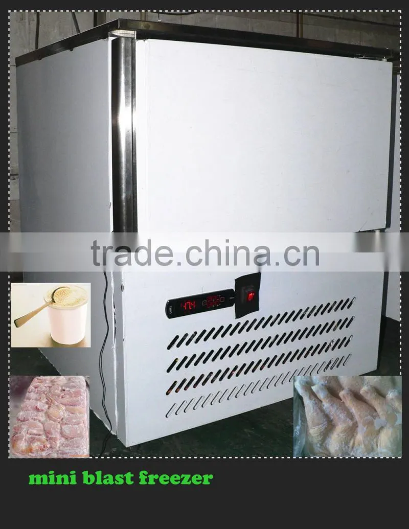 mini blast freezer for quick freezing and blast freezing