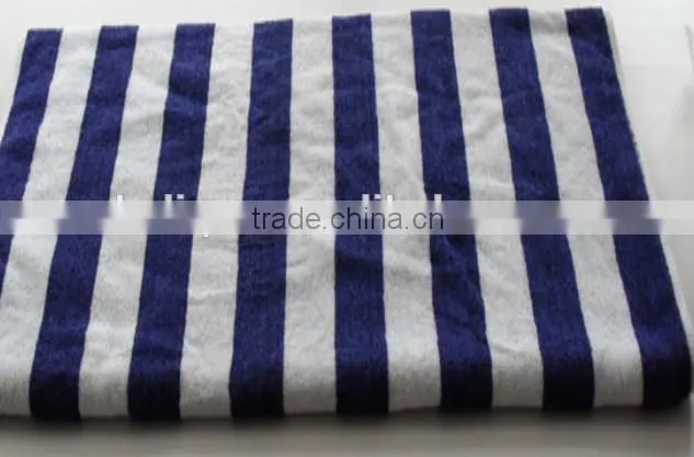 5 Star Hotel Spiral White and Blue Beach Towels