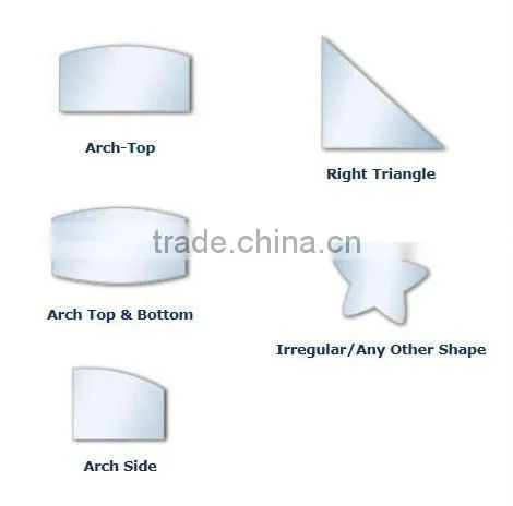 4.0mm Customized Shaped Glass