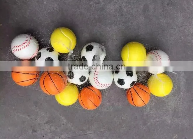 cheap custom logo pu foam round stress ball