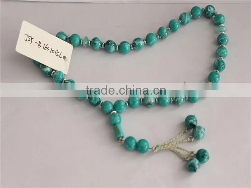 Stock Wholesale Arylic Resin Beads Statement Necklace