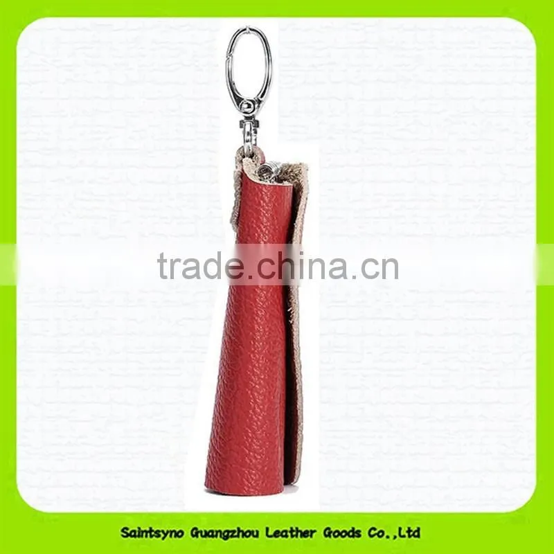 15099 Customer logo genuine leather key holder organizer