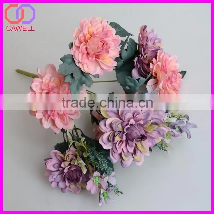 10 heads bush marigold flower wholesale artificial flowers