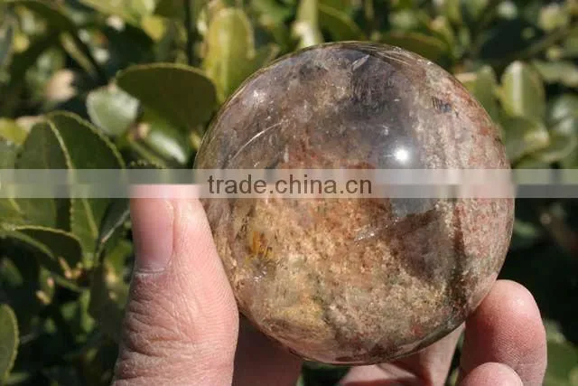 Huge 55mm(2.1") Phantom Quartz Sphere, Crystal Ball