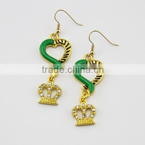 fashion high quality memory love earrings girl drop earings women gifts charms pendant earrings jewellry