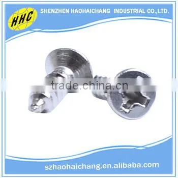 China customized nonstandard stainless steel nickle plated threaded screw