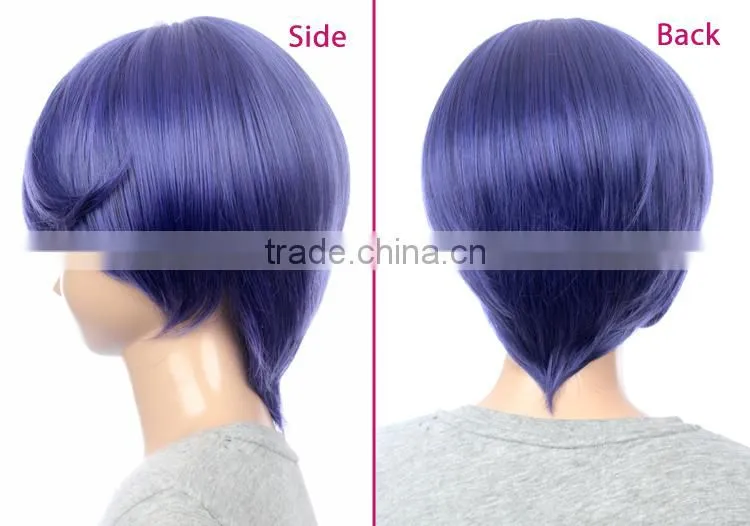 China wig factory hatsune miku synthetic japanese hot cosplay wig
