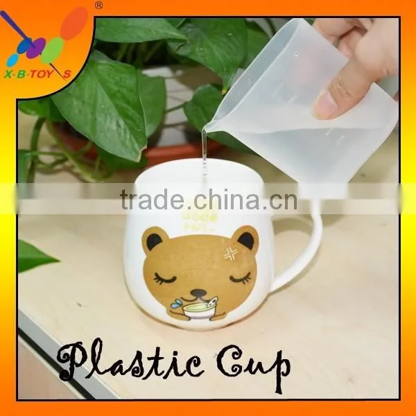 Plastic cup for measuring water or other liquid capacity Low price durable 150ml PP Plastic counting Cup