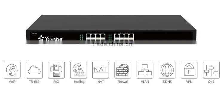16 ports Analog Gateway FXS VOIP Gateway