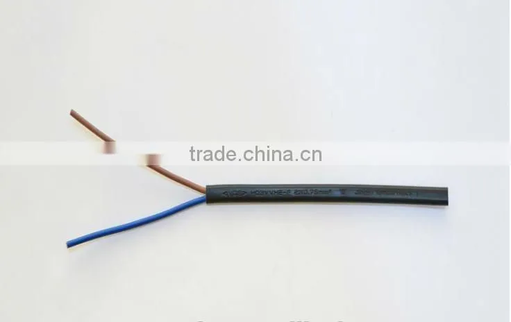Factory sale PVC Flexible Power Cable H05VV-F H03VV-F H03VVH2-F Cable