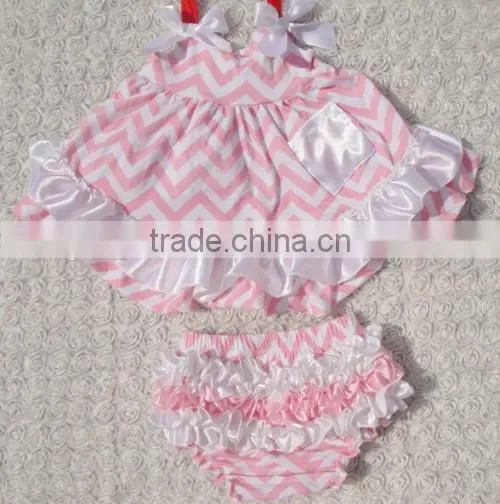 Wave Print Sleeveless Baby Dress Organic Cotton Sleeveless Baby Dress