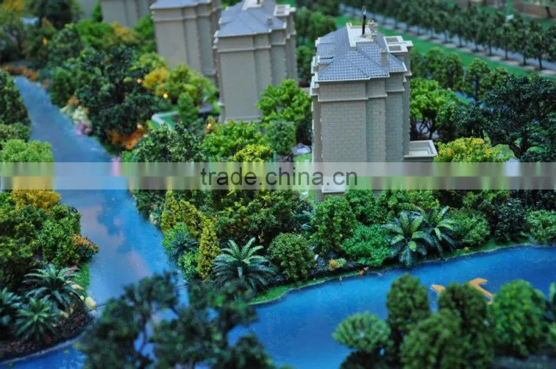 Building scale miniature model for real estate sale centre