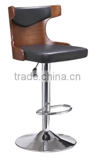 Antique Wood Metal Bar Stool High Chair
