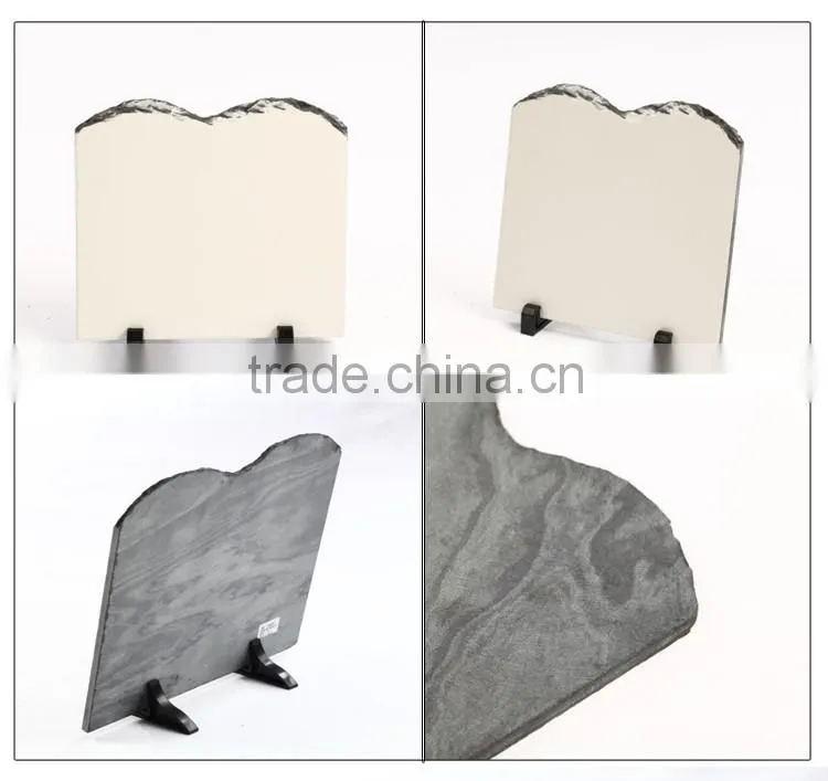 Hotsale DIY L30*H30*W0.9CM blank up opening sublimation slate rock pictures