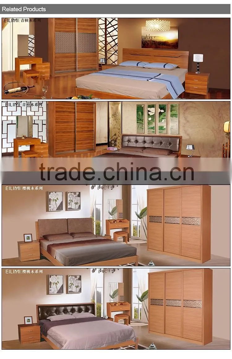 New design competitive price easy to clean king size bed