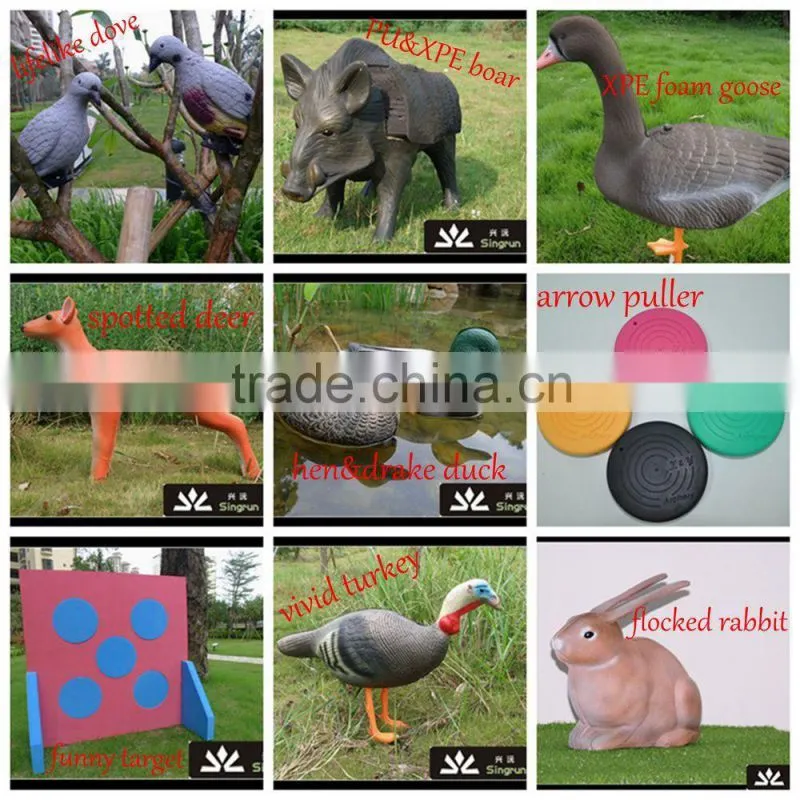 Perfect sport equipment of XPE Turkey Decoy for hunting or garden decoration
