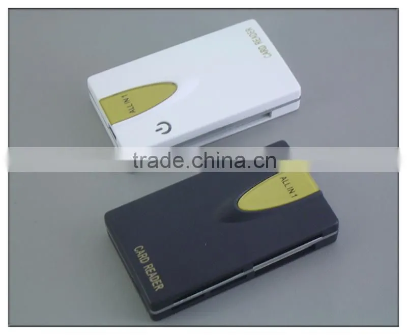 rectangular promotional sim usb card reader wholesale cheap with 6 ports(OS-CR122)