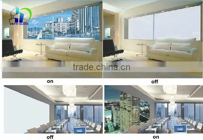 Supply Smart film glass switchable privacy glass for meeting room with CE ISO9001 certificate