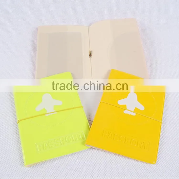 Hot sale travel pvc passport holder