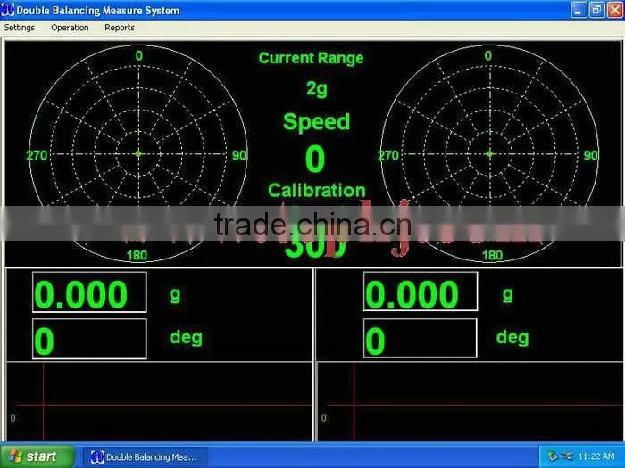 Hard Backing Horizontal Dynamic Electronic Balancing Machine