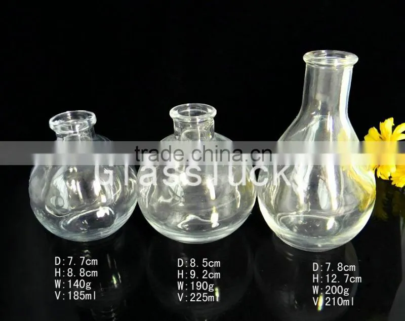 2016 hot sale DF0035 wholesale crystal decorative fragrance reed diffuser and rattan reed flower diffuser