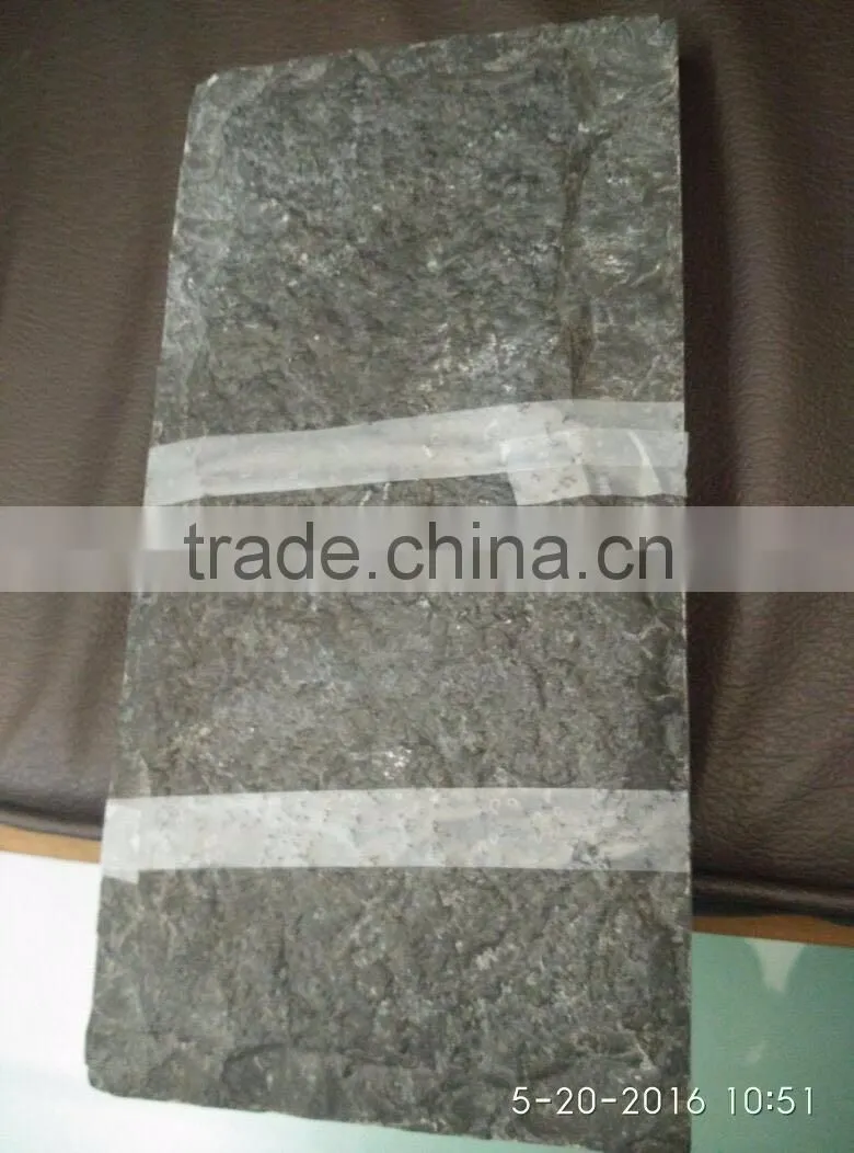 Black Basalt Flagstone Wall Panel