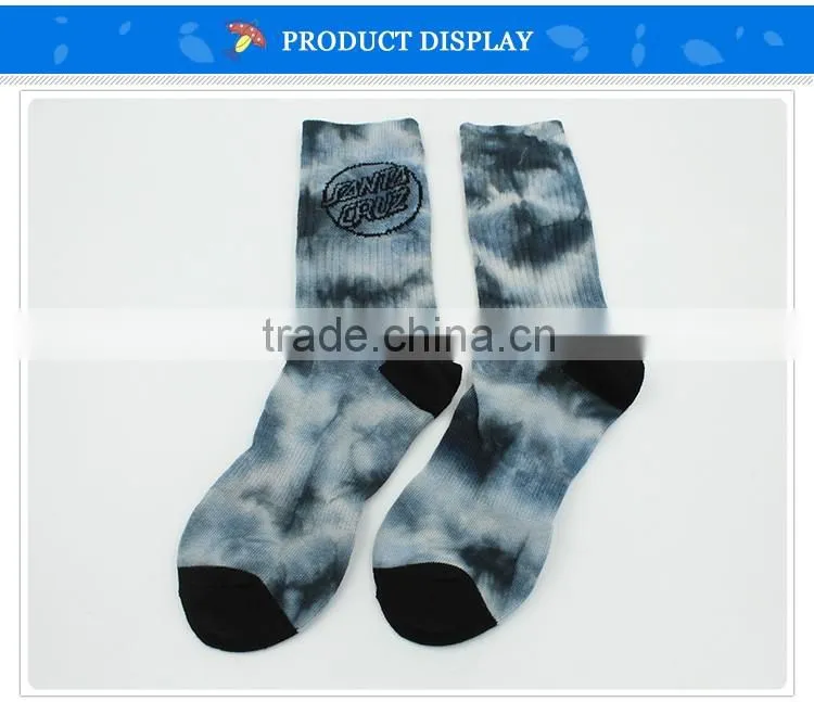 Elastic tube wholesale custom logo sports socks for man