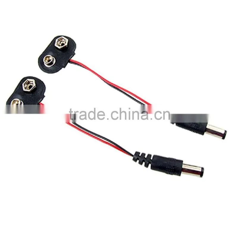 High quality Snap to DC line clip connector with battery adaptor cable