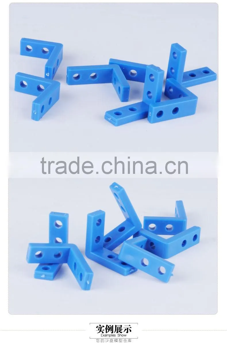 U-shaped Angle plastic Plates Axle Bracket No.5 for DIY Accessories Robot Body round hole