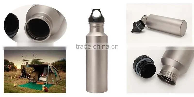 Outdoor Titanium Camping Mug Titanium Cup Water Kettle Foldable Water Bottle