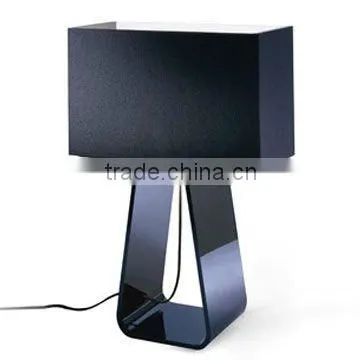 Black Square Acrylic desk lamp