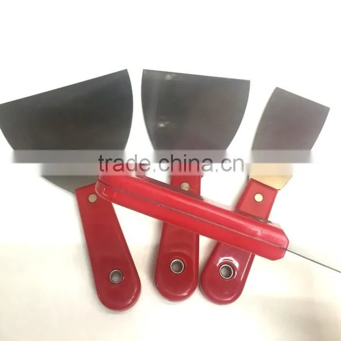 sc011s stainless steel plastic handle putty knife painting tools