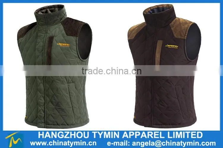 unisex 100% polyetser quilted bodywarmer