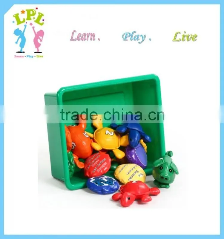 High quality preschool use medium size plastic storage toy tray