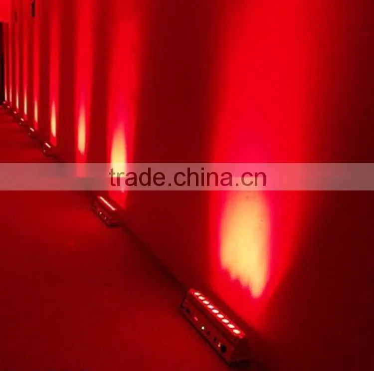 Three Years Warranty Slim Pixel Bar Rechargeable Linear Backdrop 6in1 RGBWAUV 12pcs 18w Wireless DMX Battery Powered LED Light
