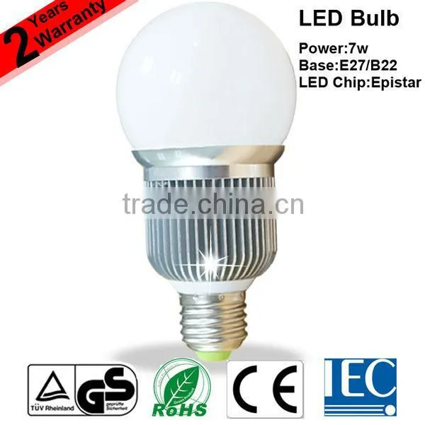 5W 7W TUV CE RoHS IEC Approved E27 New Ge LED Light Bulb