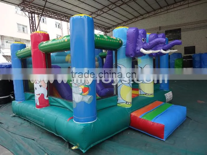 Elephant inflatable jumping bouncer for kids and adults