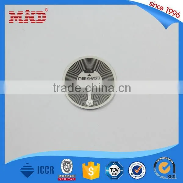 MDIY81 High quality Ntag213 RFID label wet inlay blank wet inlay