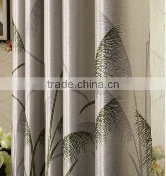 2015 hot sale printed designed No. 23 window curtains, made- up black out fabric in home or hotel