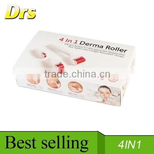 new design in July zgts mirco 192 needles titanium derma skin roller