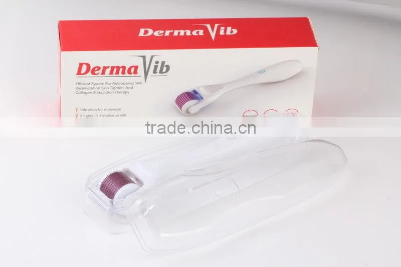 Top sell derma roller led photon dermaroller for wrinkle acne scar removal