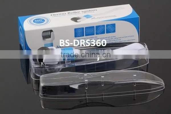 2015 new 360 degree rotating 600 micro derma roller/ microneedle therapy system