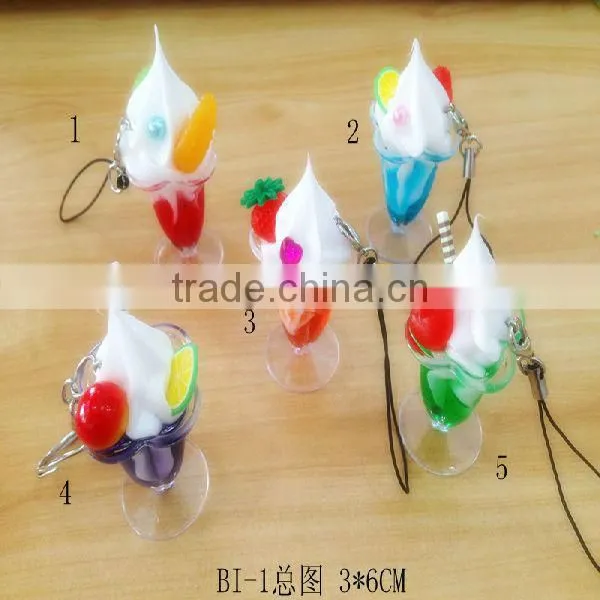 Fashion Castle KeyChain / Promotional plastic keychain