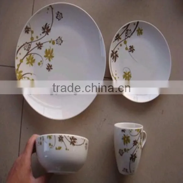 20 pcs tableware ceramic set, knives ceramic set, porcelain dinner set