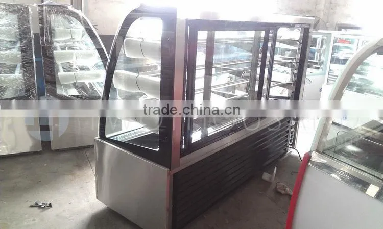 Commercial Used Bakery Display Cases for Sale, 2-8 C, 225 L, 3 Shelf, CE, TT-MD76A