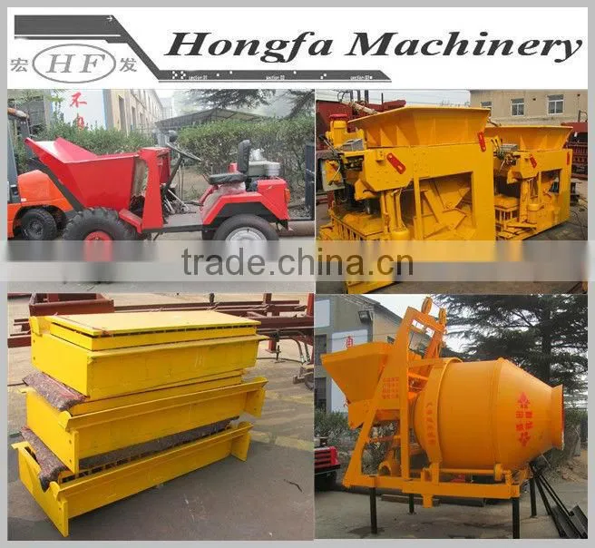 JQM-6A mobile concrete brick machine, egg laying brick machine