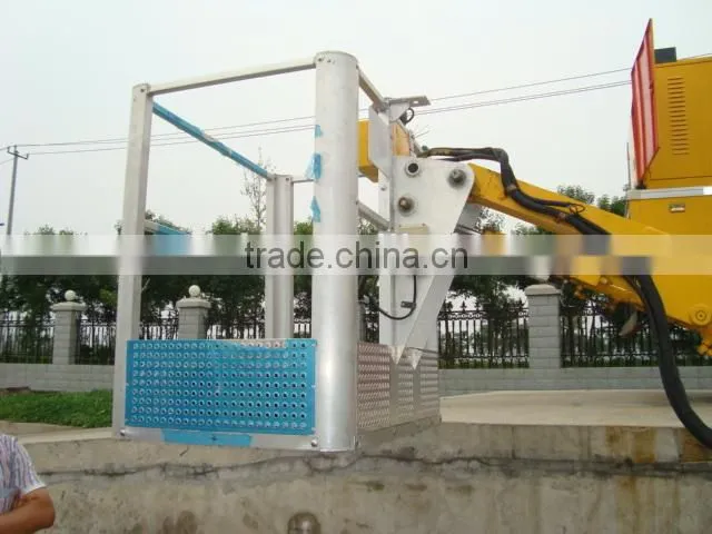 Lifting Aluminum alloy aerial work platform for building