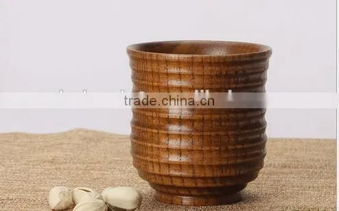 Wooden cocktail mugs