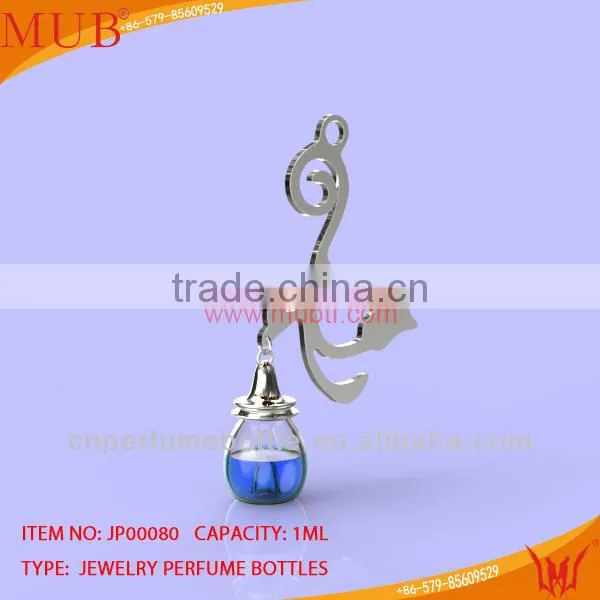 Glass Jewelry Spray Shape Necklace Glass Bottle
